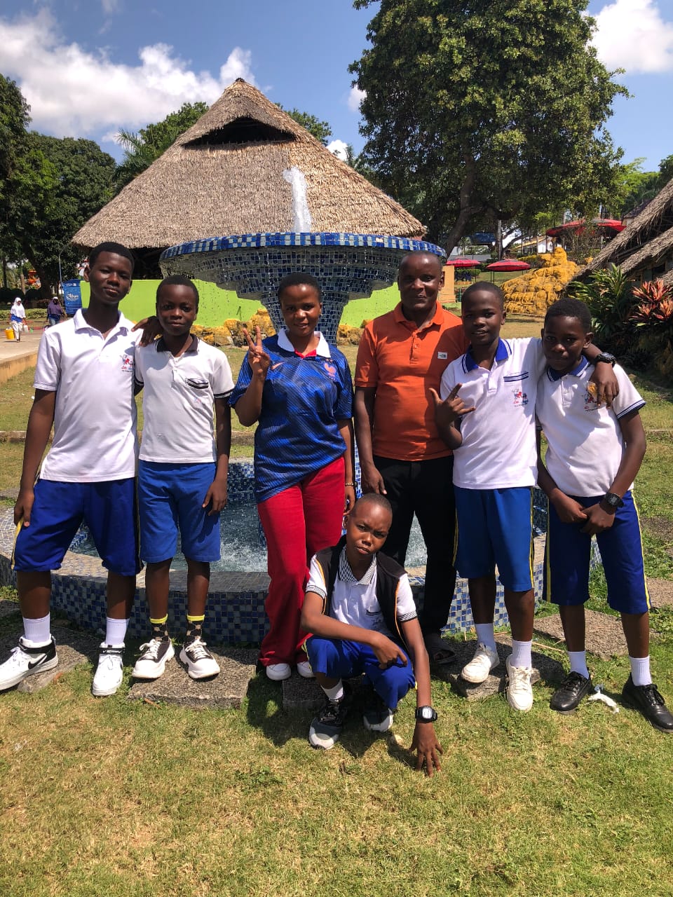Lito Angeles pupils on a sports outing