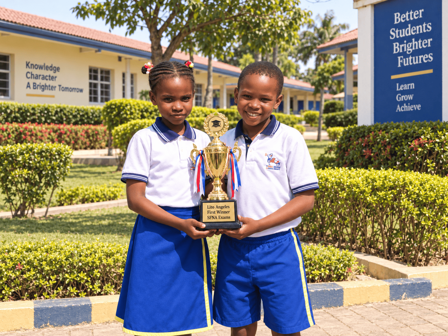 Lito Angeles award-winning students